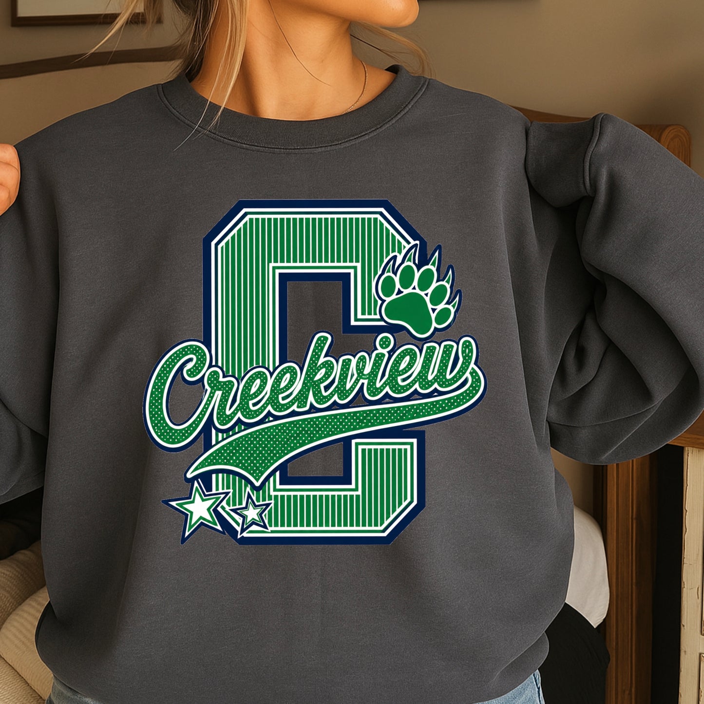 Creekview Grizzlies Crewneck Sweatshirt