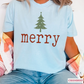 Merry Comfort Color Graphic Tee