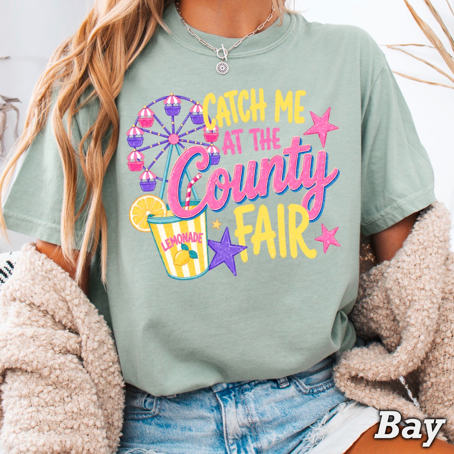 Catch Me At The County Fair Comfort Color Graphic Tee