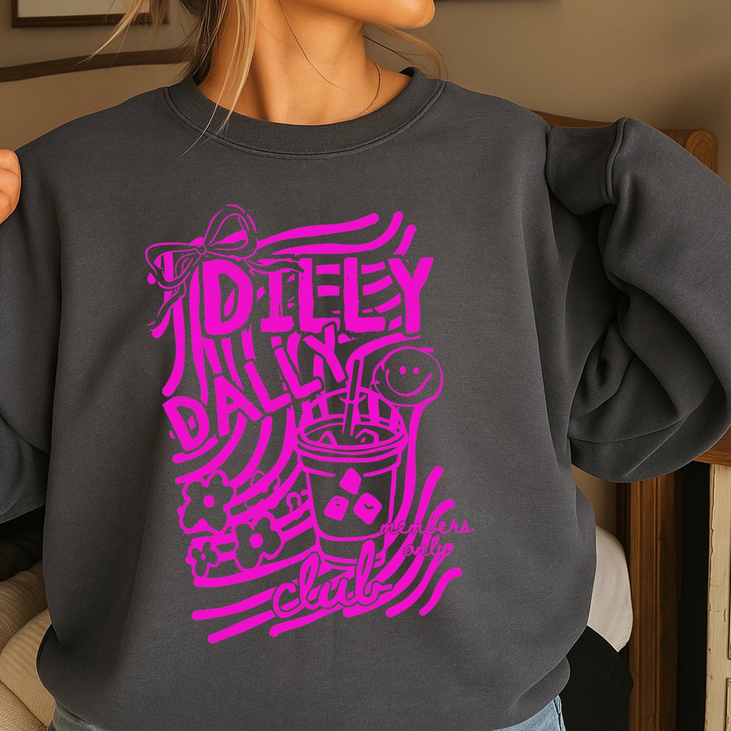 Dilly Dally Club Crewneck Sweatshirt