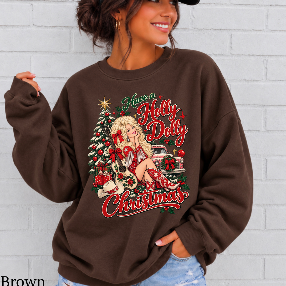 Have A Holly Christmas Crewneck Sweatshirt