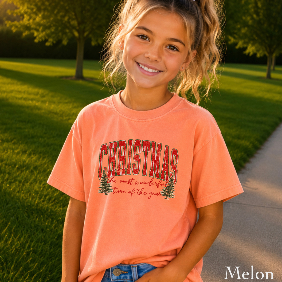 It's The Most Wonderful Time Of The Year Christmas Youth Comfort Color T-Shirt