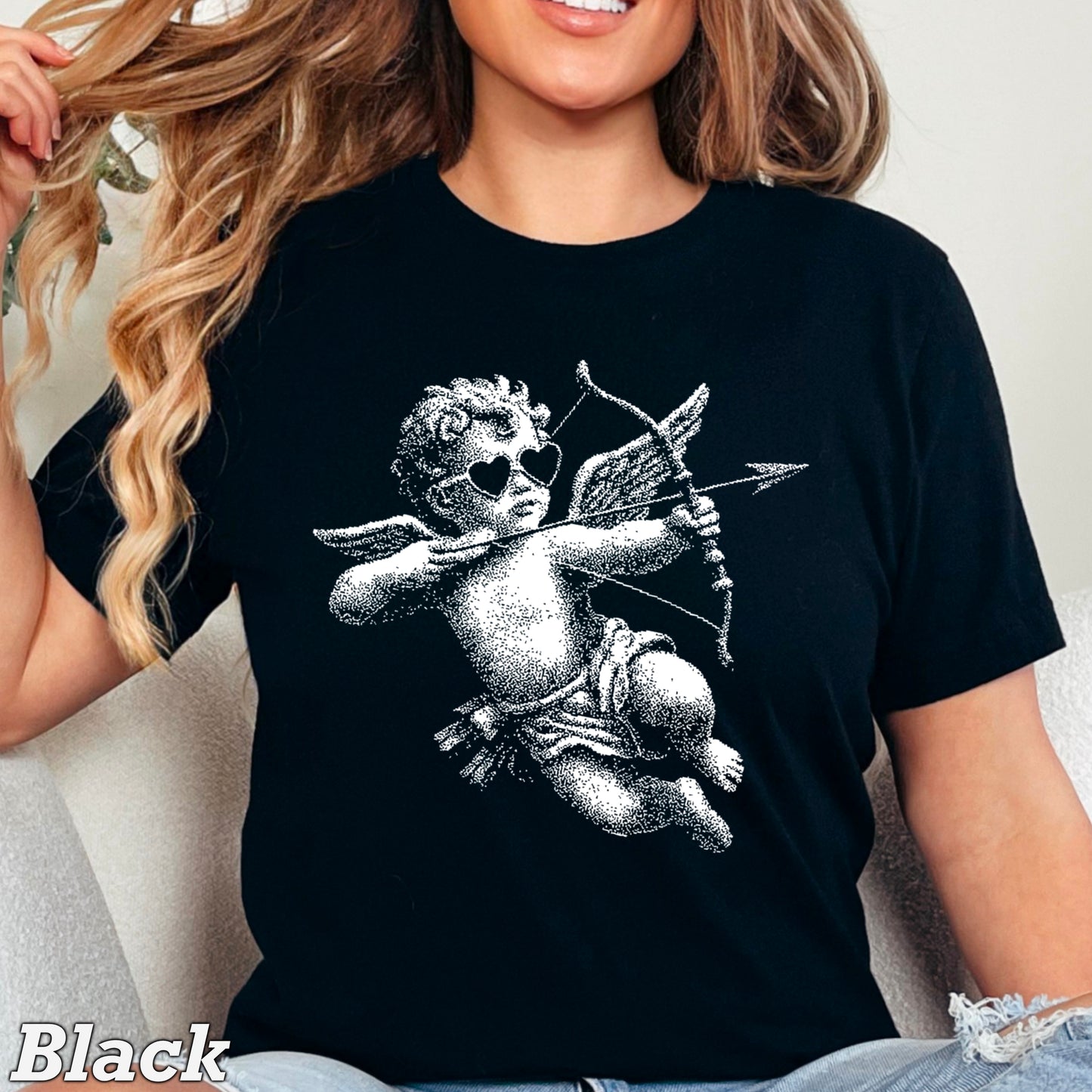 Halftone Valentine’s Day Comfort Color Graphic Tee