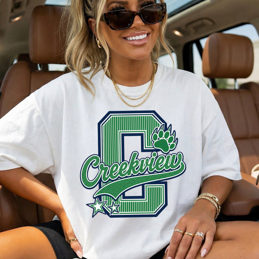 Creekview Grizzlies Comfort Color Graphic Tee
