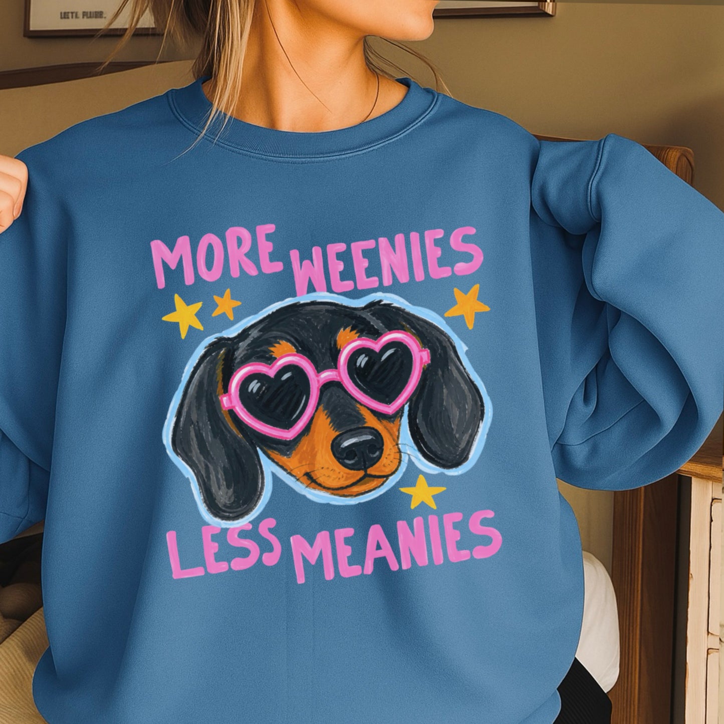 More Weenies Less Meanies Crewneck Sweatshirt