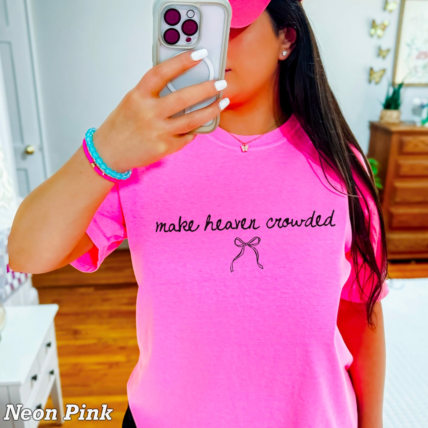Make Heaven Crowded Comfort Color Graphic Tee
