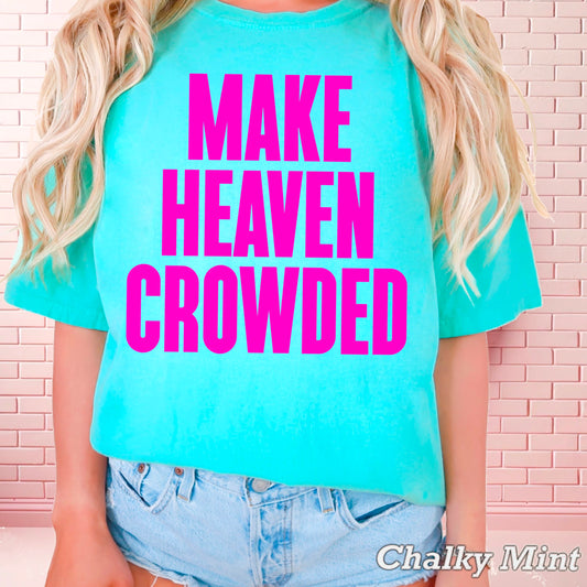 RESERVE Make Heaven Crowded Screen Print Transfer