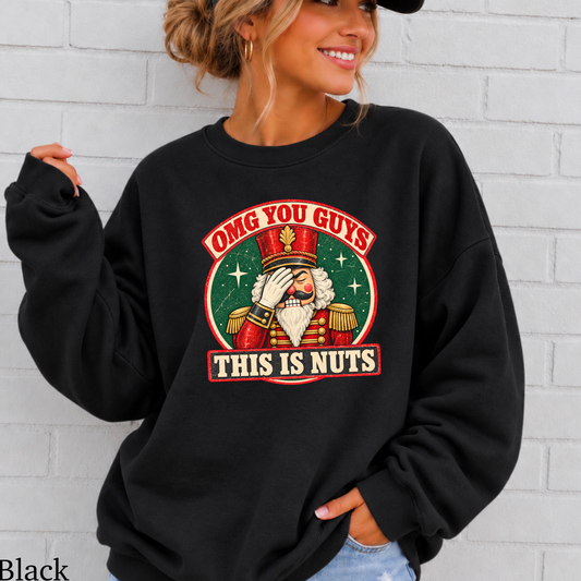 OMG You Guys This Is Nuts Christmas DTF Transfer