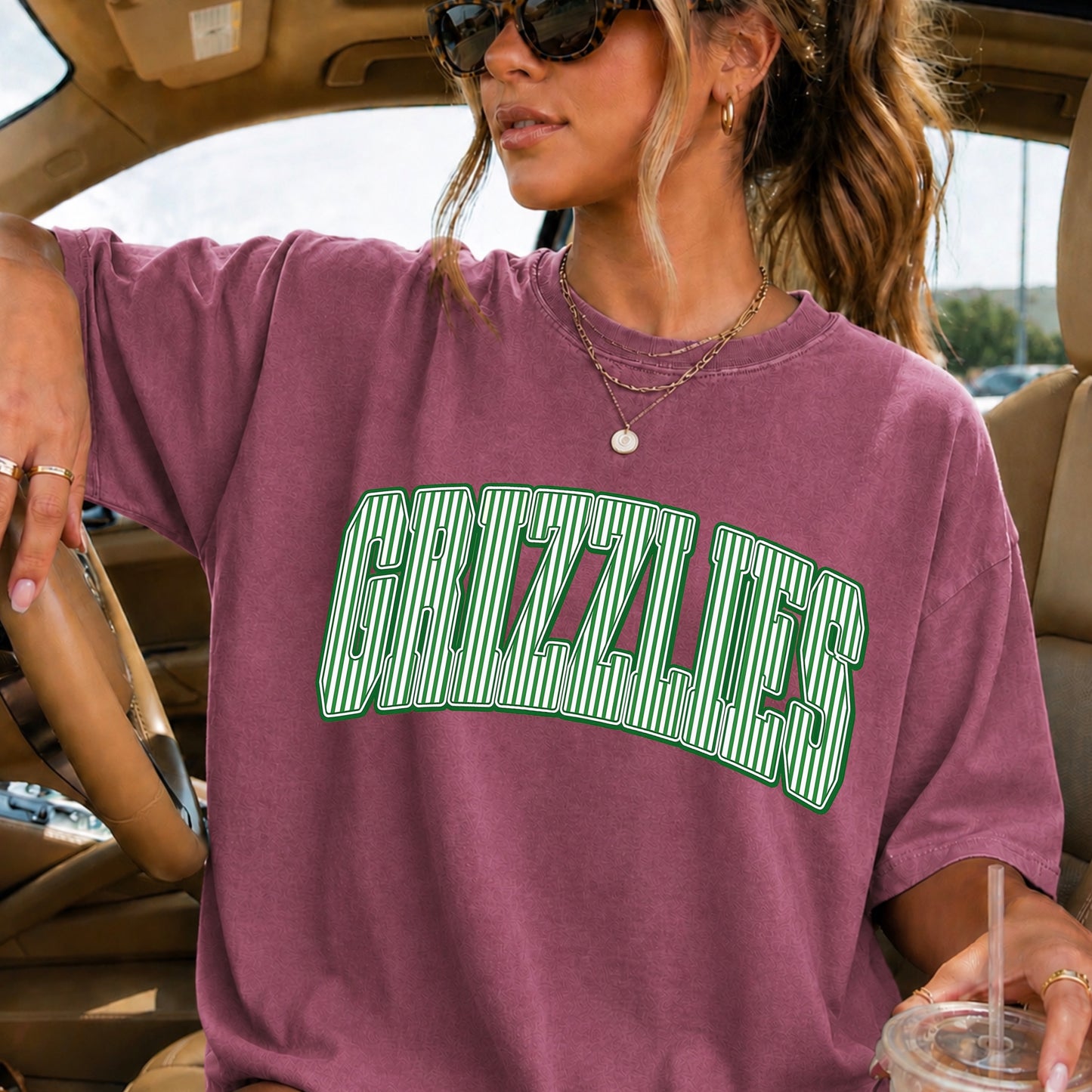 Grizzlies Comfort Color Graphic Tee