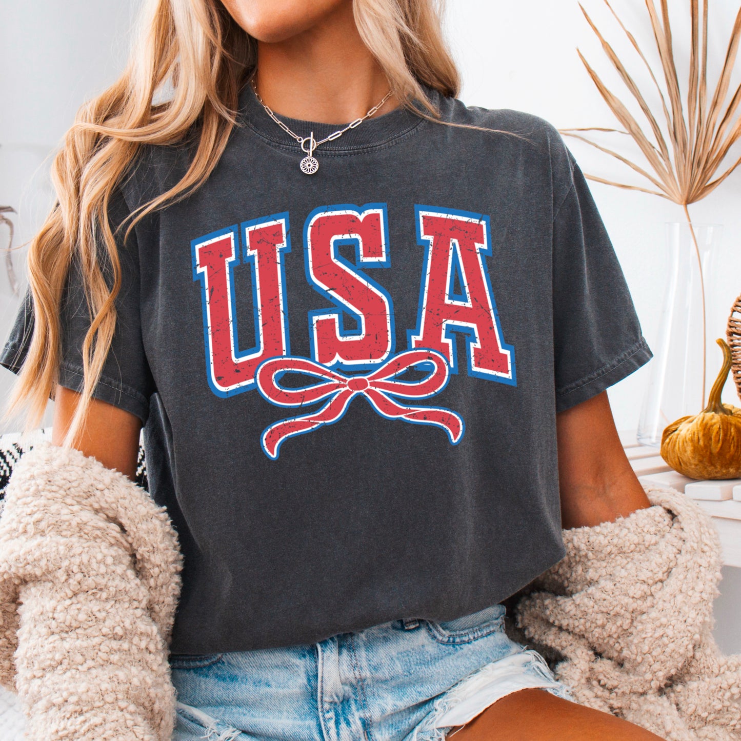 USA Coquette Comfort Color Graphic Tee