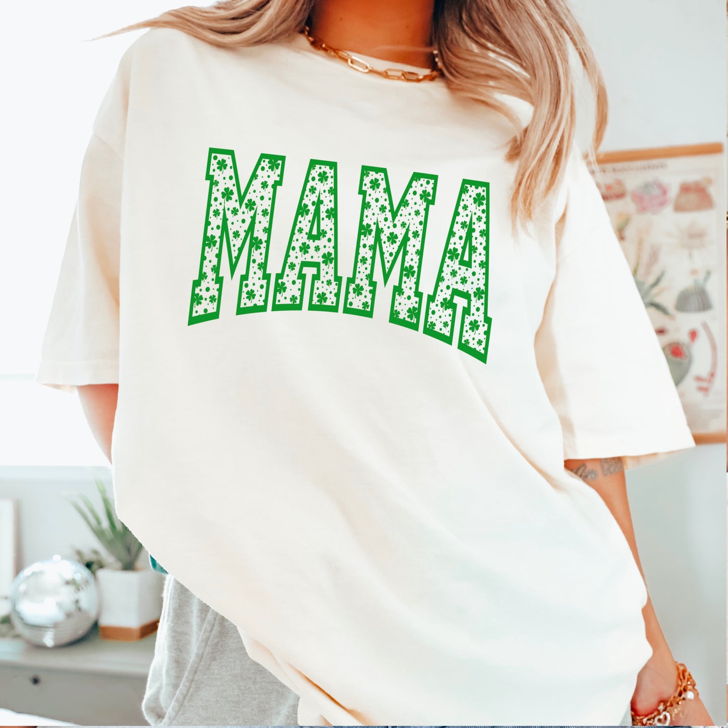 Mama St. Patrick’s Day Comfort Color Graphic Tee