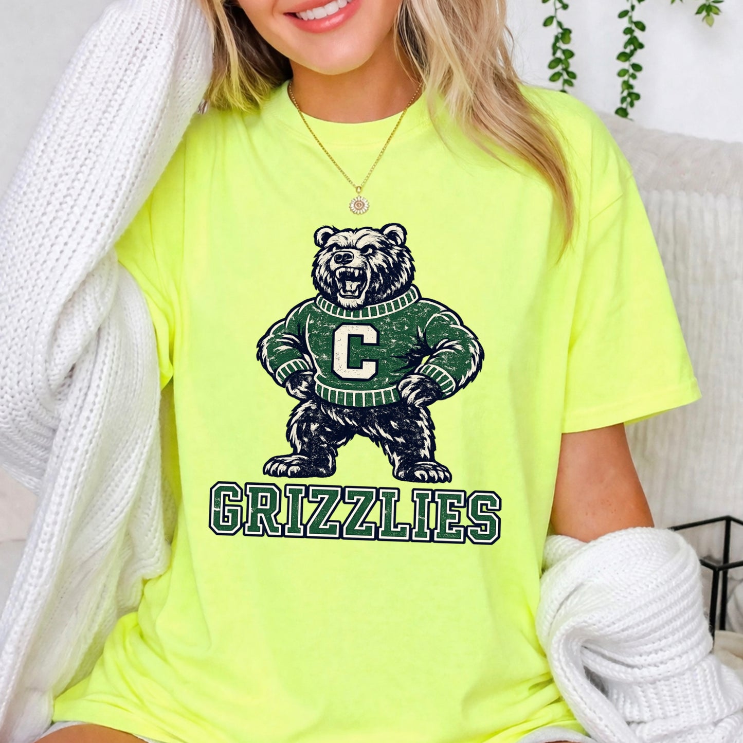 Grizzlies Comfort Color Graphic Tee