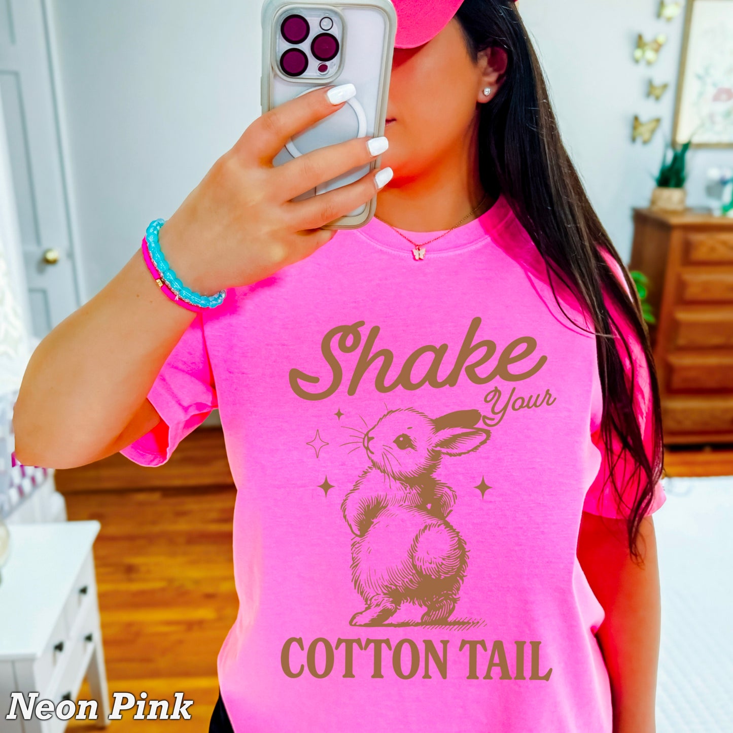 Shake Your Cotton Tail Easter Comfort Color Graphic Tee