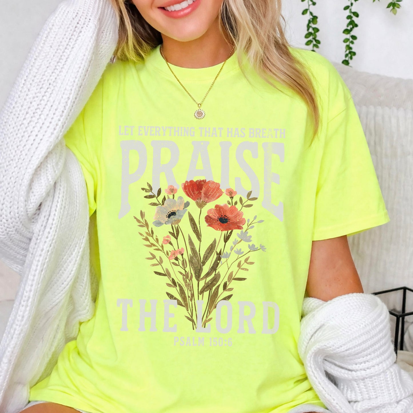 Let Everything That Has Breath Praise The Lord Comfort Color Graphic Tee