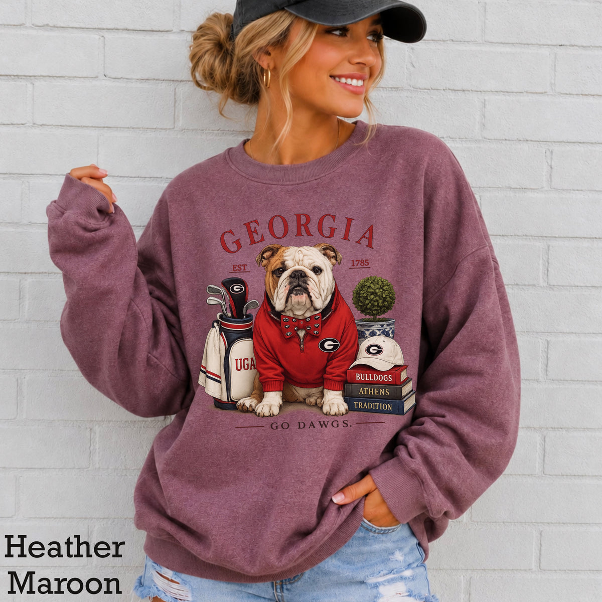Red & Black Traditions Crewneck Sweatshirt