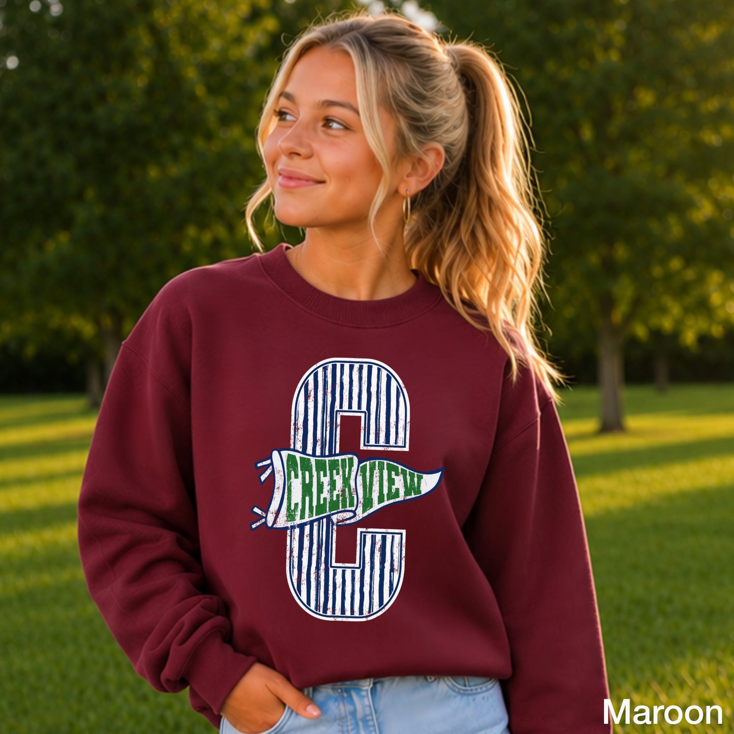 Creekview Youth Crewneck Sweatshirt