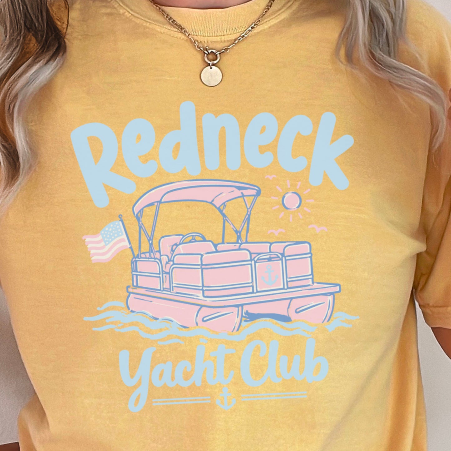 Redneck Yacht Club Comfort Color Graphic Tee