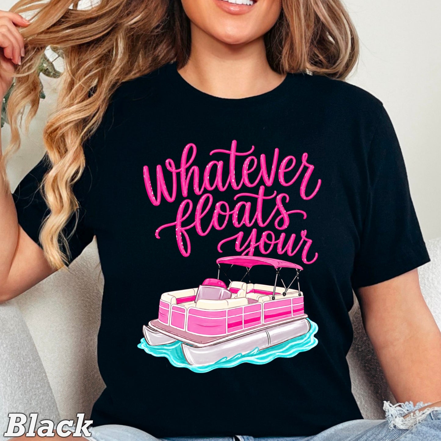 Whatever Floats Your Boat Comfort Color Graphic Tee