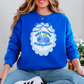 Busy Buying Blueberries Crewneck Sweatshirt