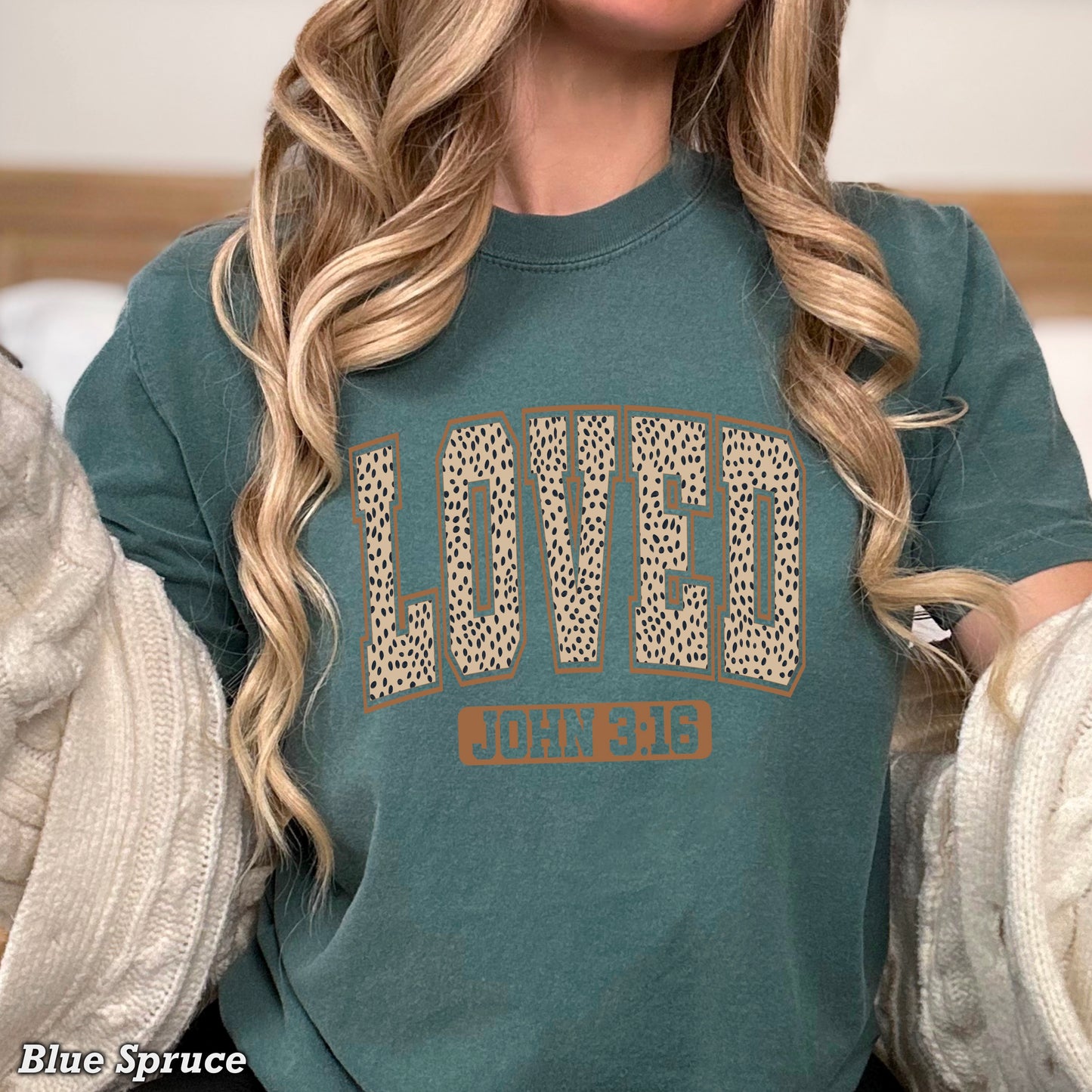 John 3:16 Valentine’s Day Comfort Color Graphic Tee