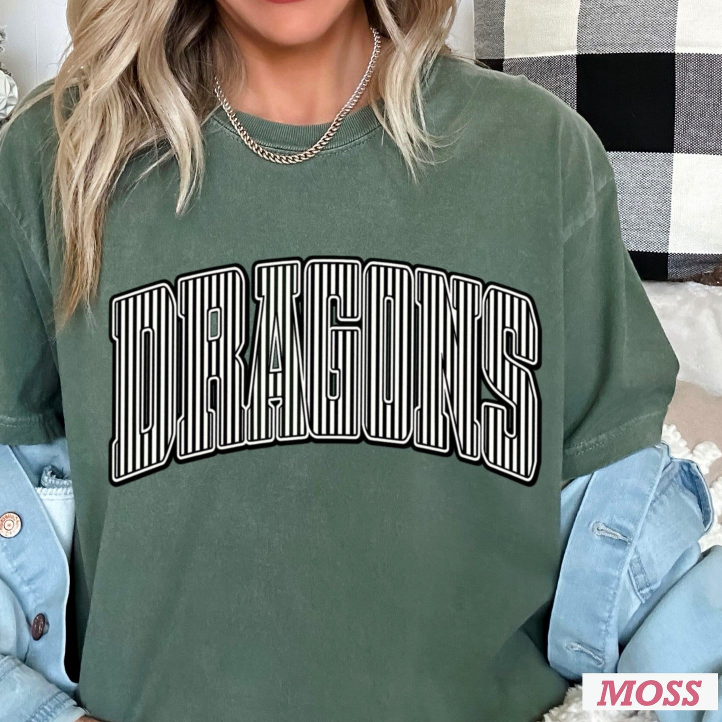 Dragons Comfort Color Graphic Tee