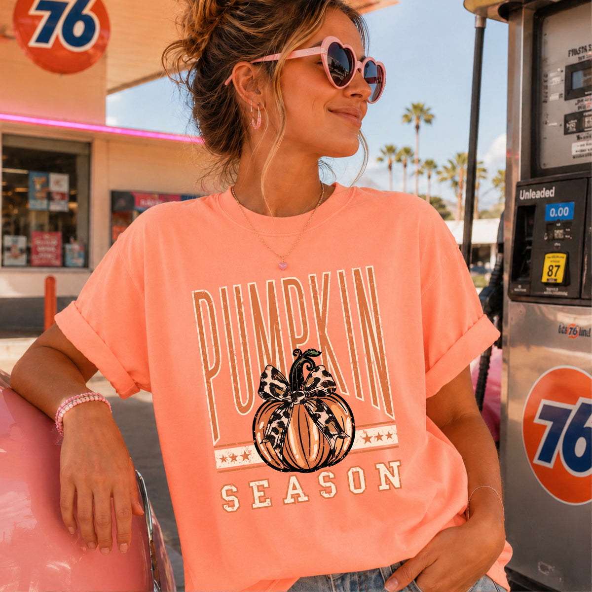 Pumpkin Season Comfort Color Graphic Tee