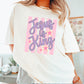Jesus Is King Comfort Color Graphic Tee