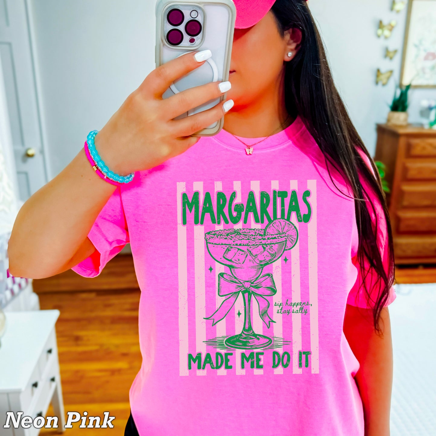 Margaritas Made Me Do It Comfort Color Graphic Tee