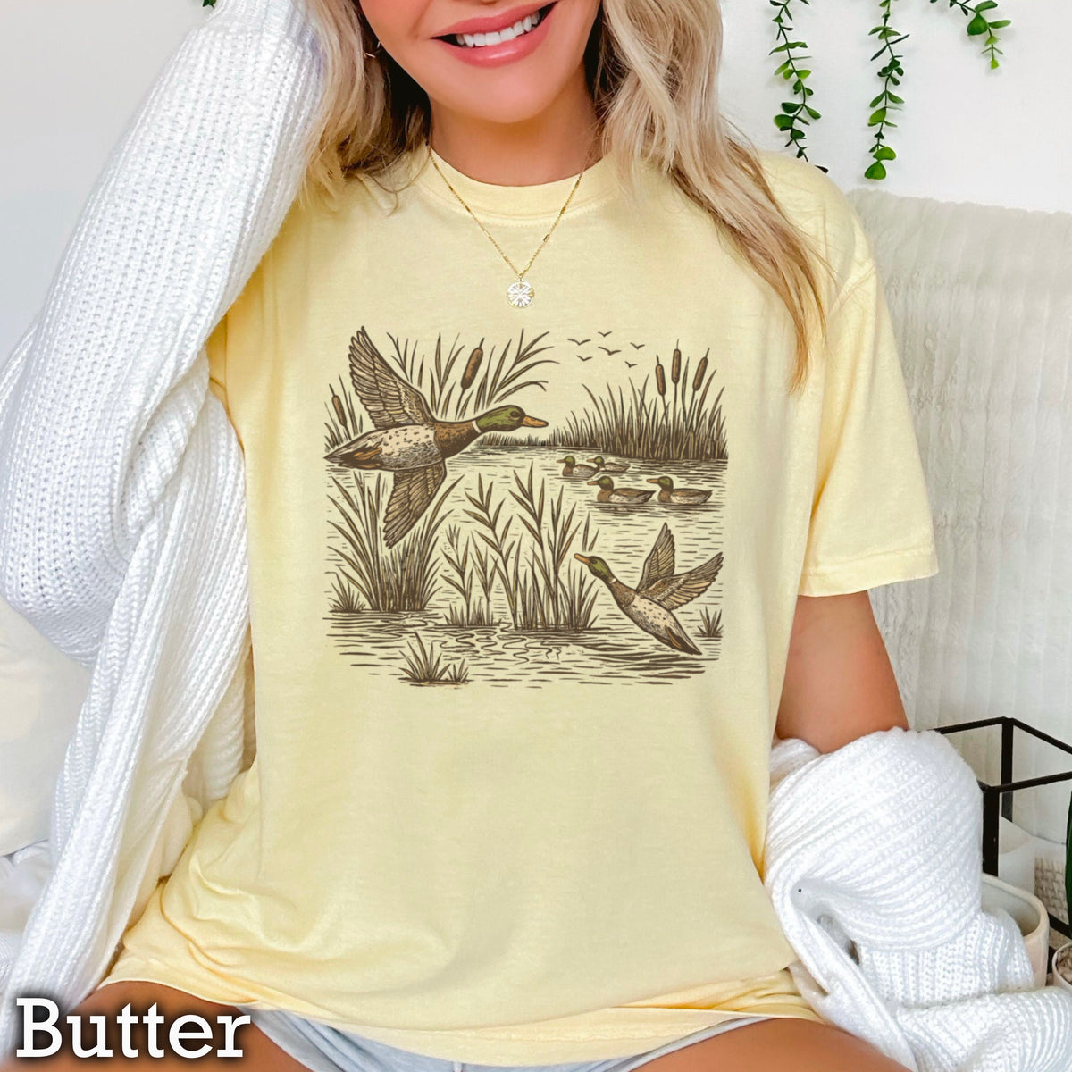 Mallard Ducks Comfort Color Graphic Tee