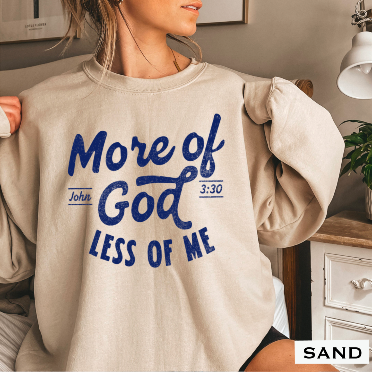 More Of God Graphic Crewneck Sweatshirt