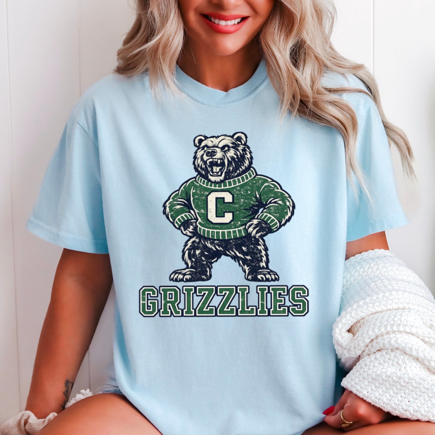 Grizzlies Comfort Color Graphic Tee