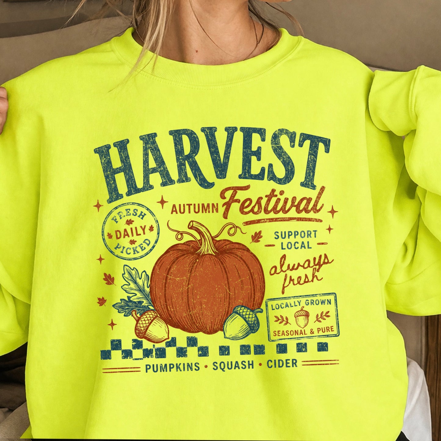 Harvest Festival Fall Crewneck Sweatshirt