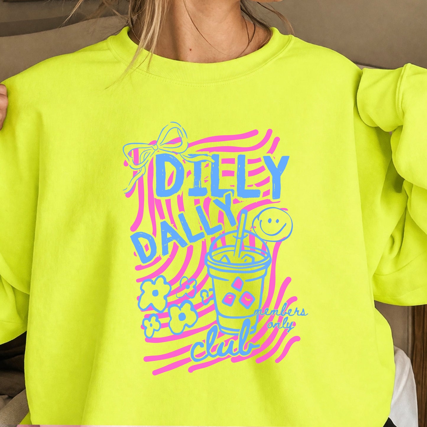 Dilly Dally Club Crewneck Sweatshirt