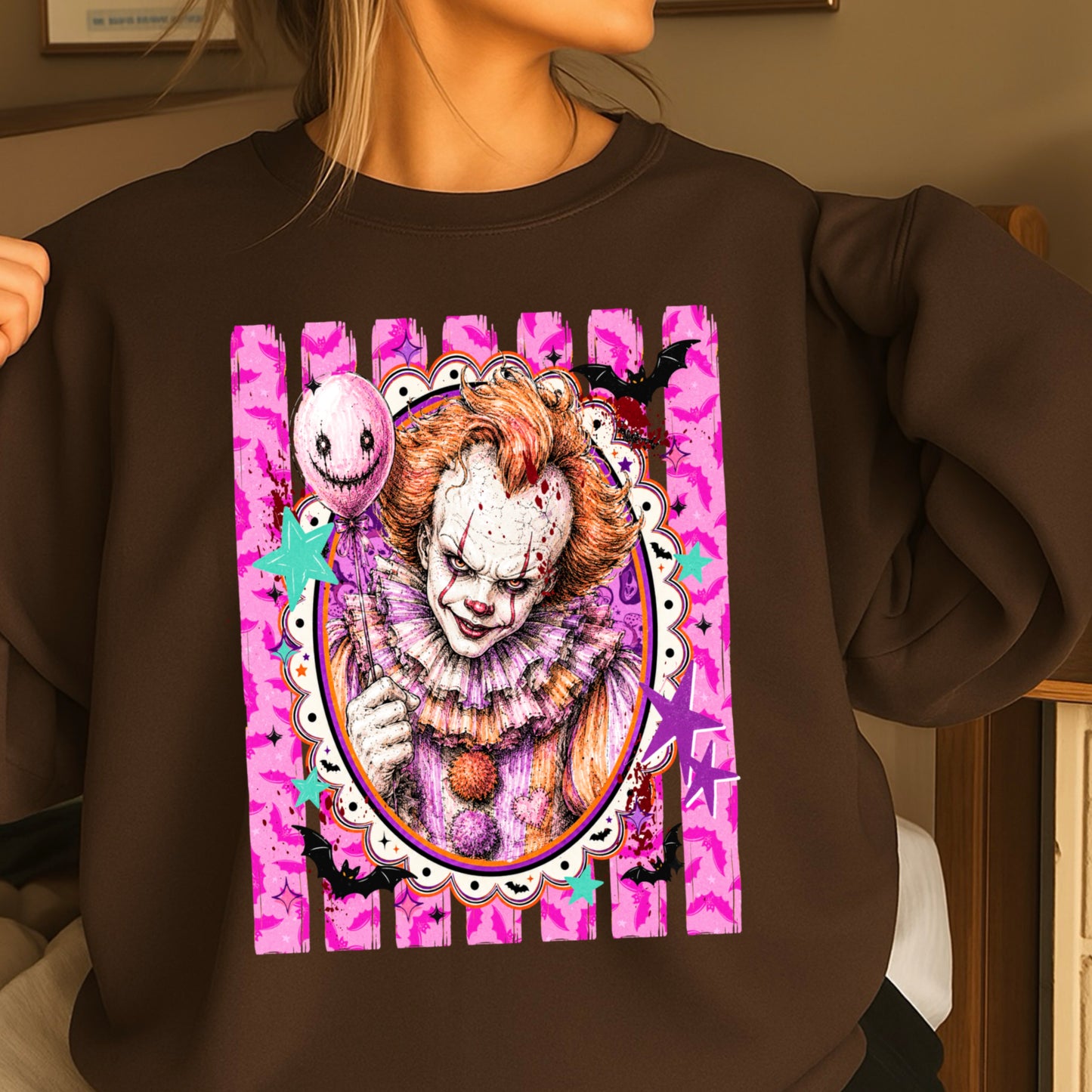 Horror Film Character Crewneck Sweatshirt