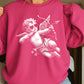 Halftone Cupid Valentine’s Day Crewneck Sweatshirt