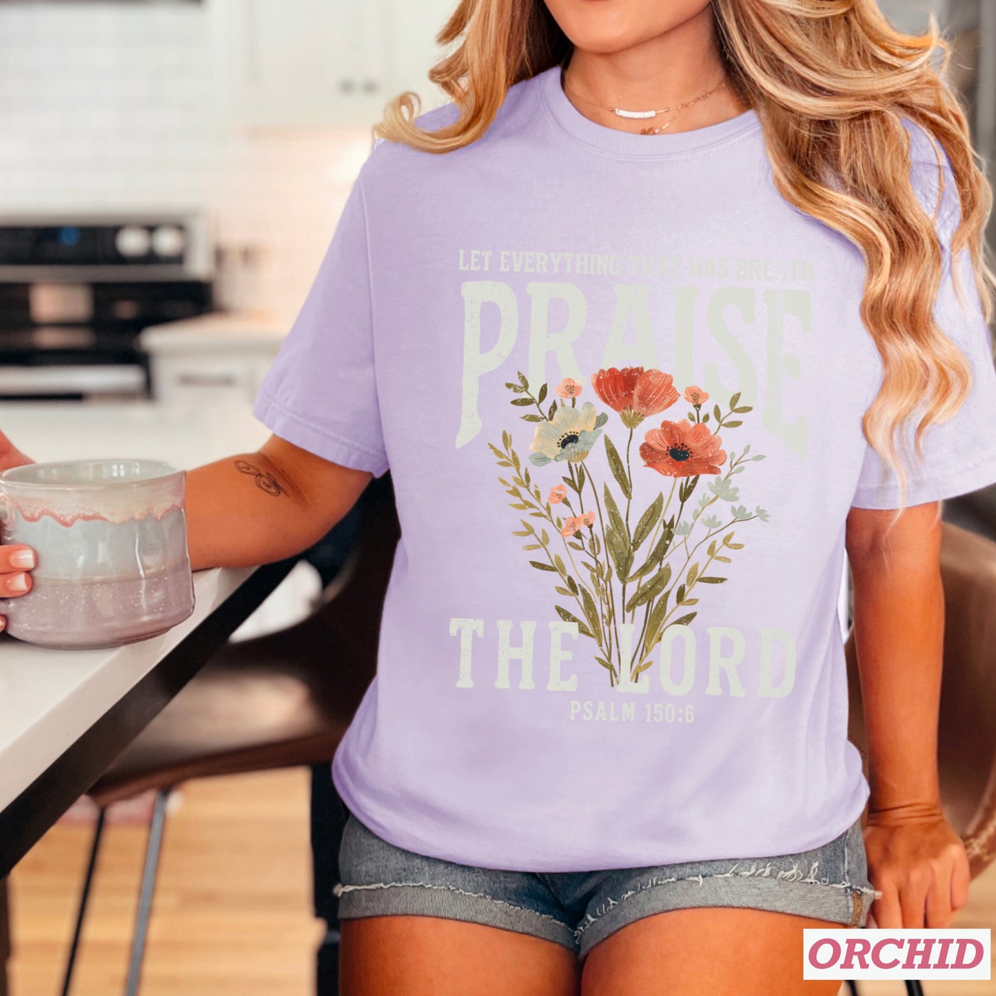 Let Everything That Has Breath Praise The Lord Comfort Color Graphic Tee
