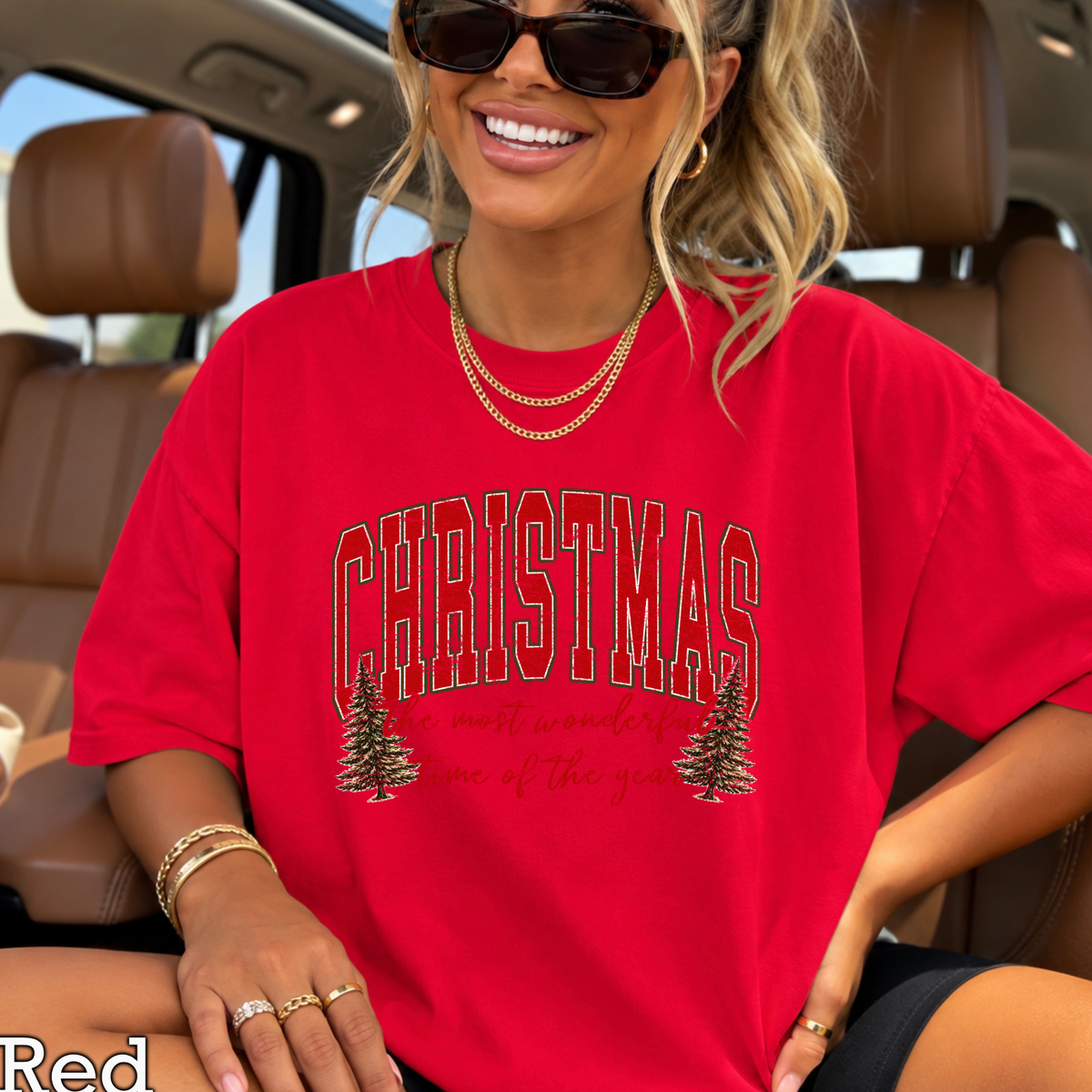 It's The Most Wonderful Time Of The Year Christmas Comfort Color Graphic Tee