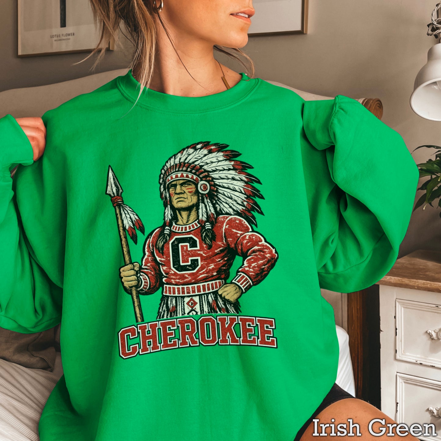 Cherokee Warriors Crewneck Sweatshirt
