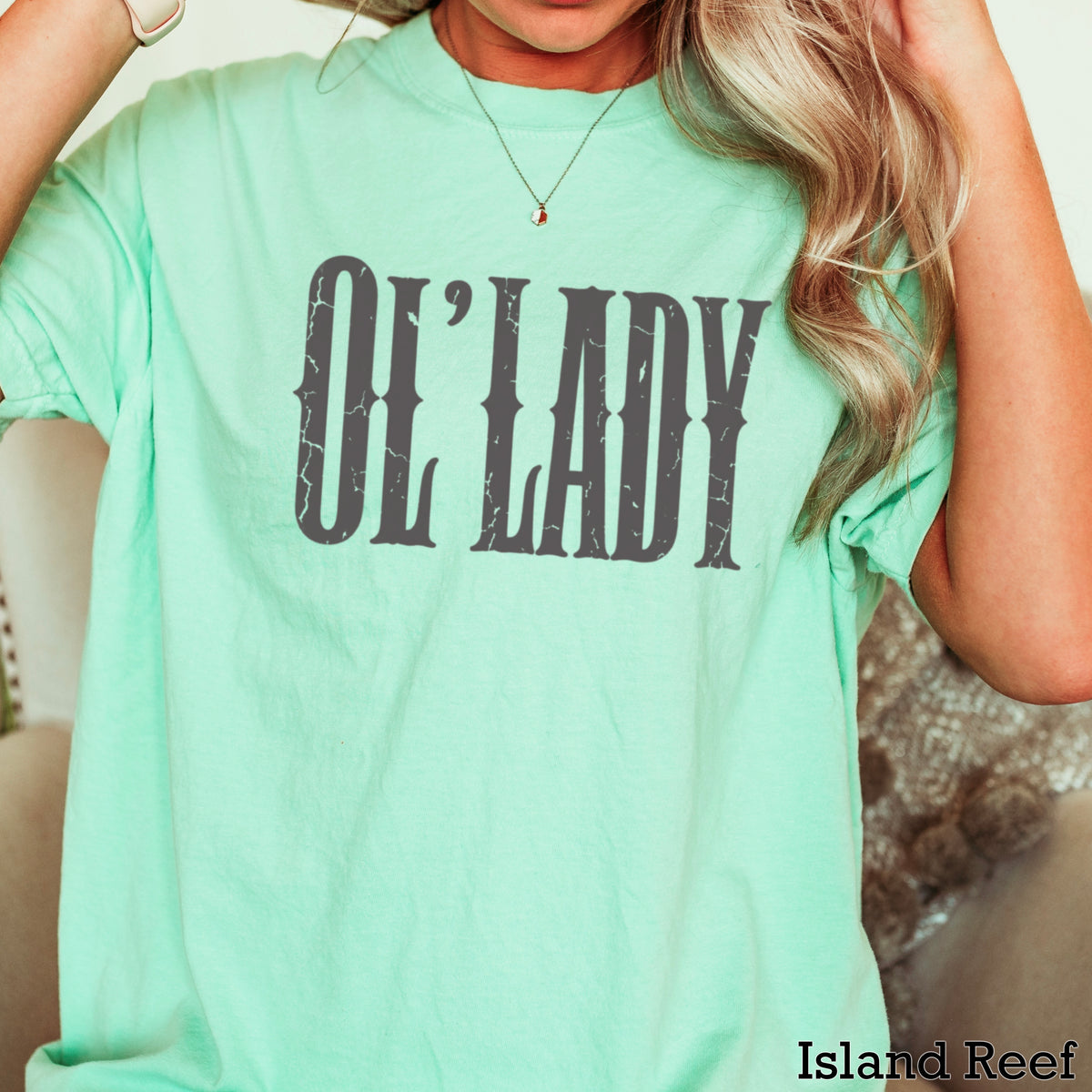 Ol’ Lady Comfort Color Graphic Tee