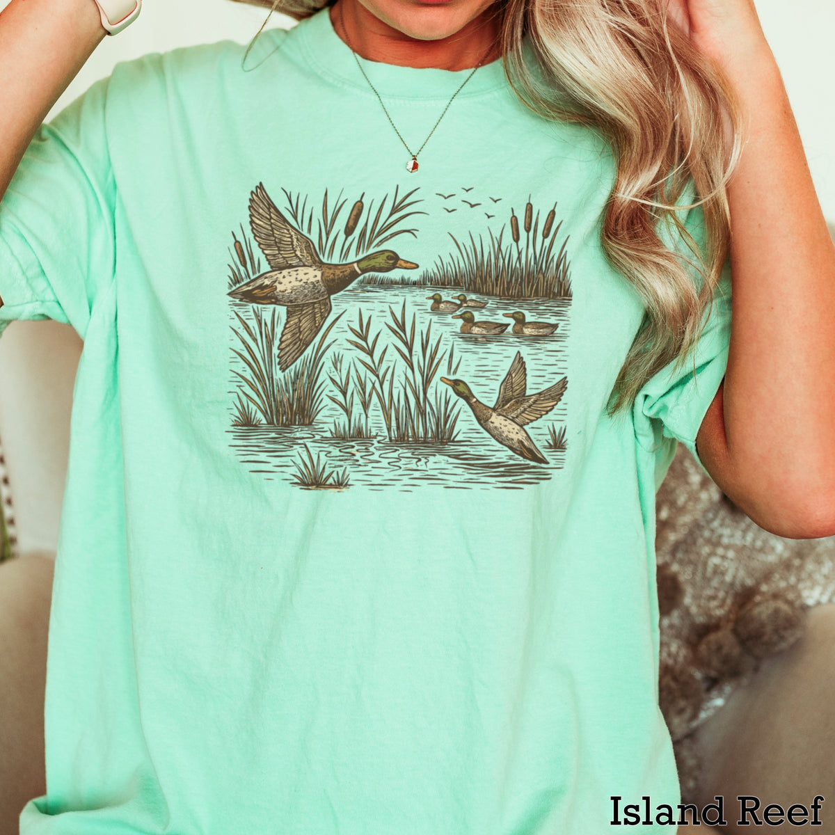 Mallard Ducks Comfort Color Graphic Tee