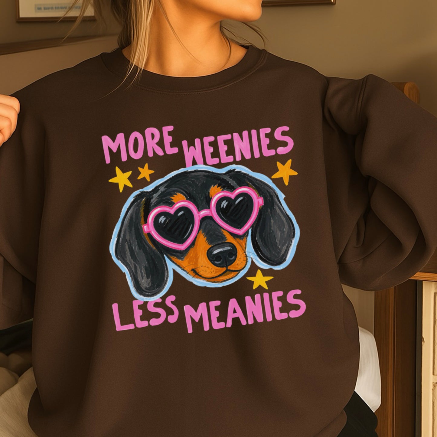 More Weenies Less Meanies Crewneck Sweatshirt