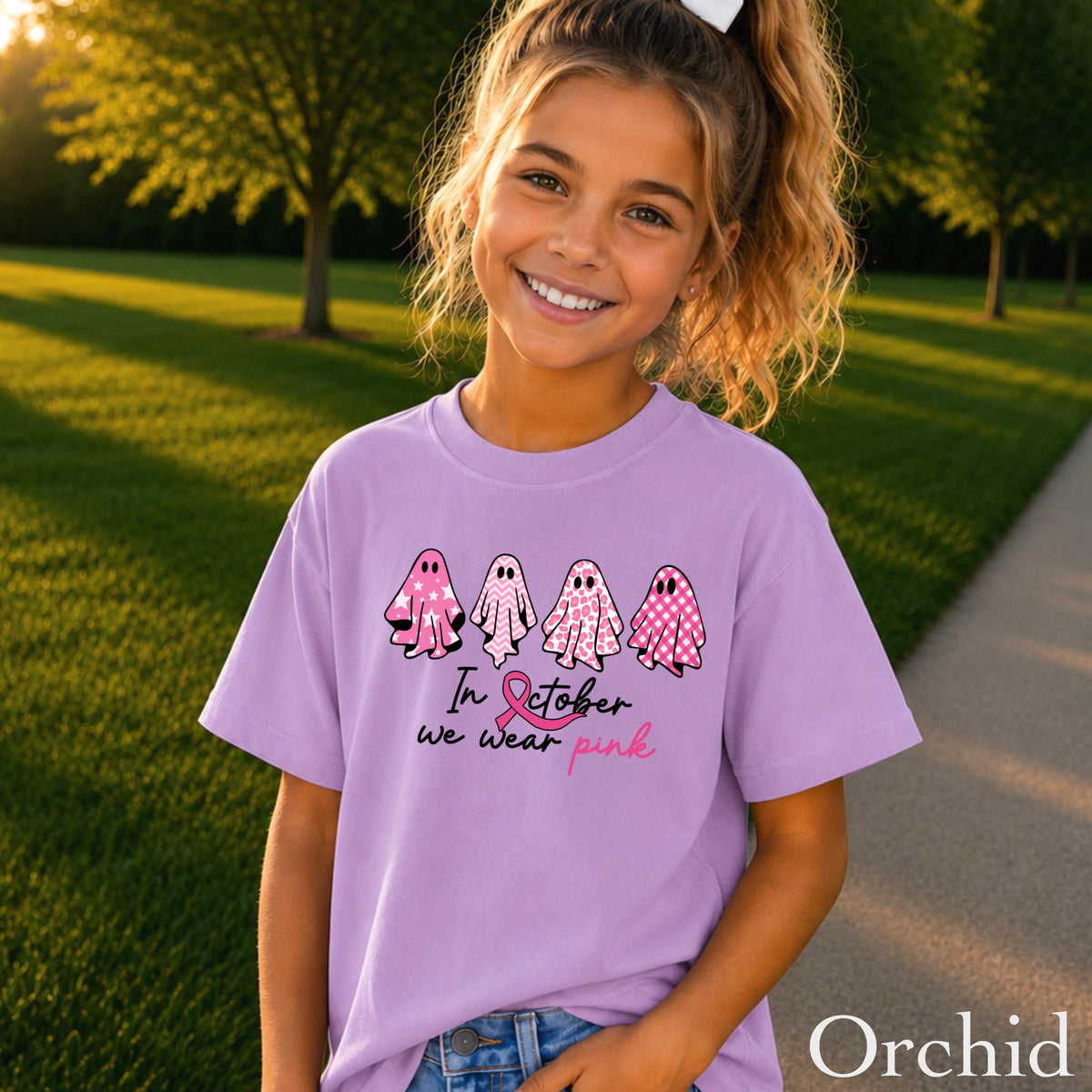 On Wednesdays We Wear Pink Youth Comfort Color T-Shirt