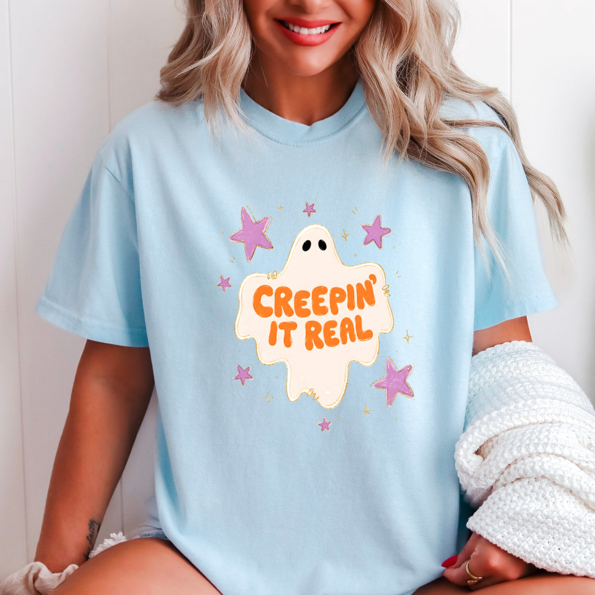 Creepin It Real Comfort Color Graphic Tee