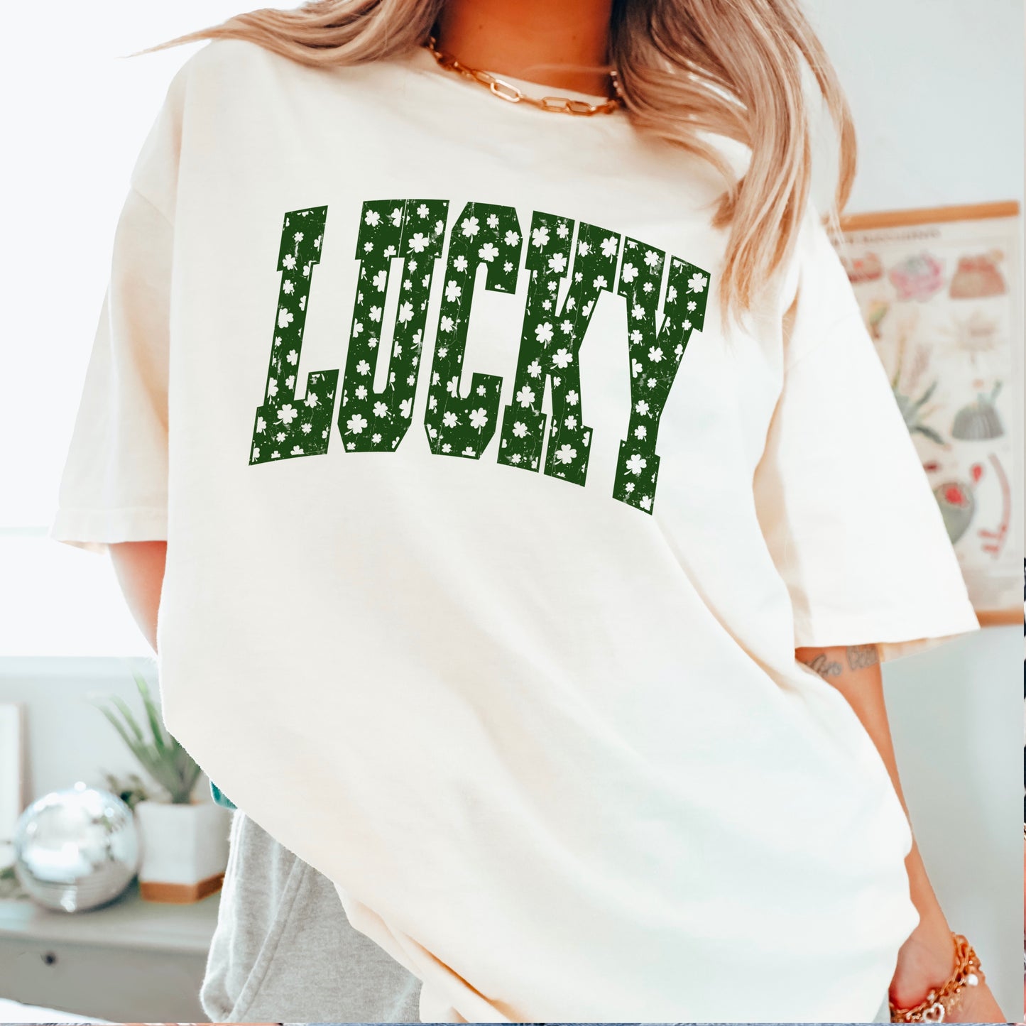 Lucky St. Patrick’s Day Comfort Color Graphic Tee