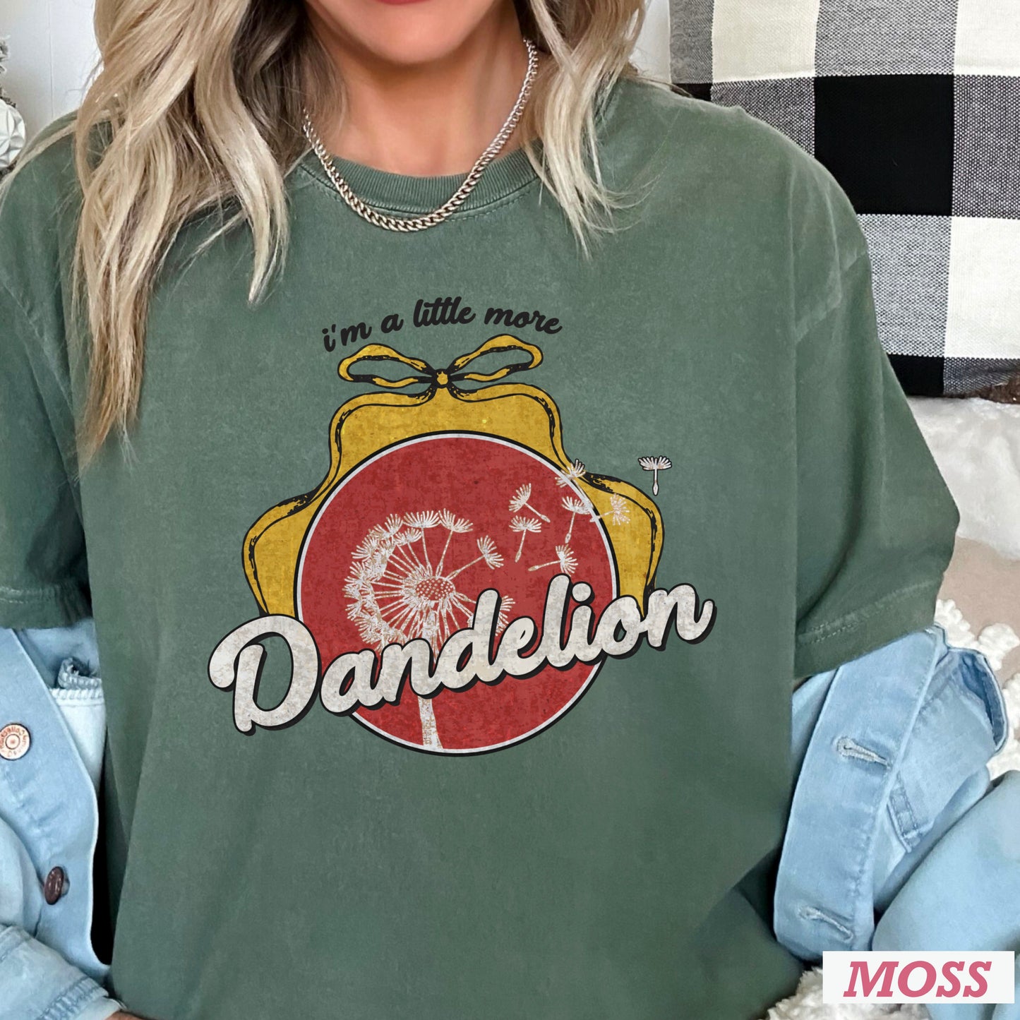 I’m A Little More Dandelion Comfort Color Graphic Tee