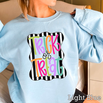 Trick Or Treat Halloween Crewneck Sweatshirt