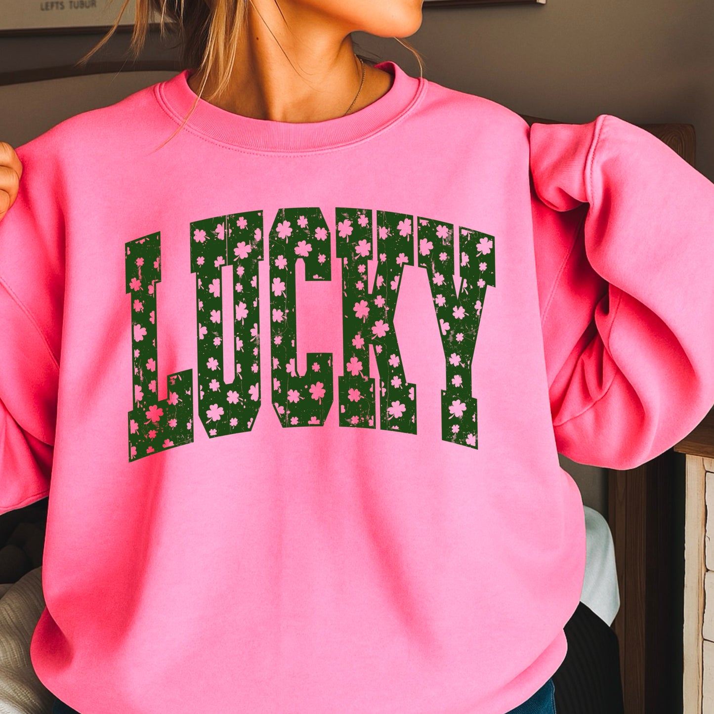 Lucky St. Patrick’s Day Crewneck Sweatshirt