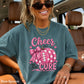 Cheer For The Cure Comfort Color Graphic Tee