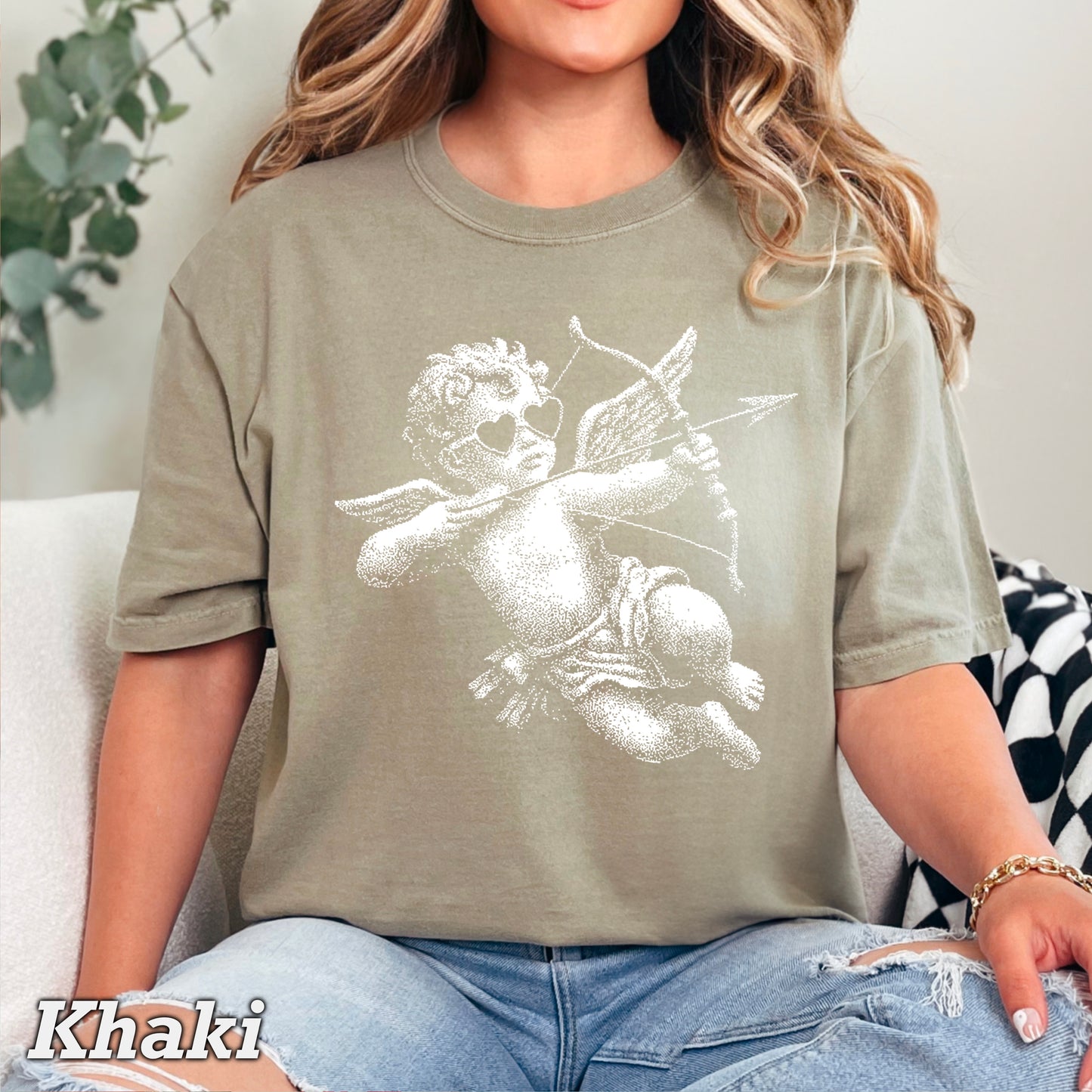 Halftone Valentine’s Day Comfort Color Graphic Tee