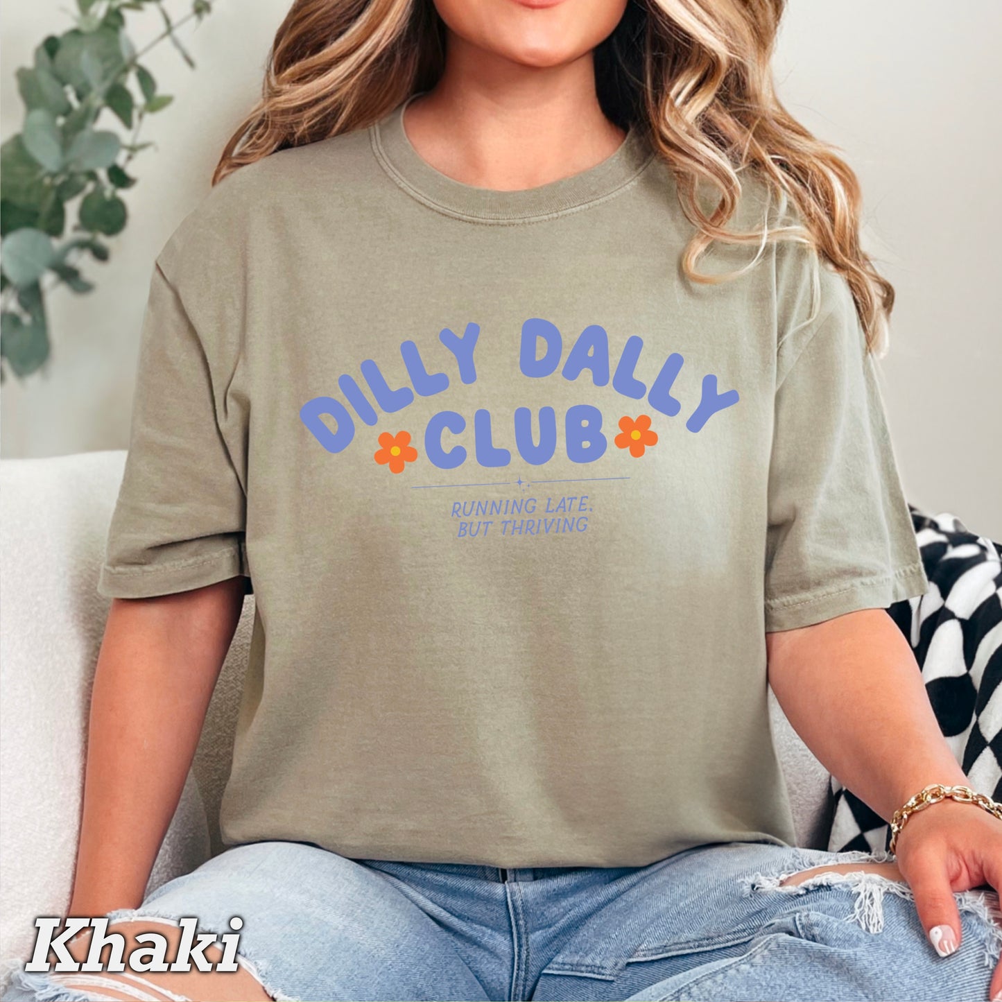 Dilly Dally Club Comfort Color Graphic Tee